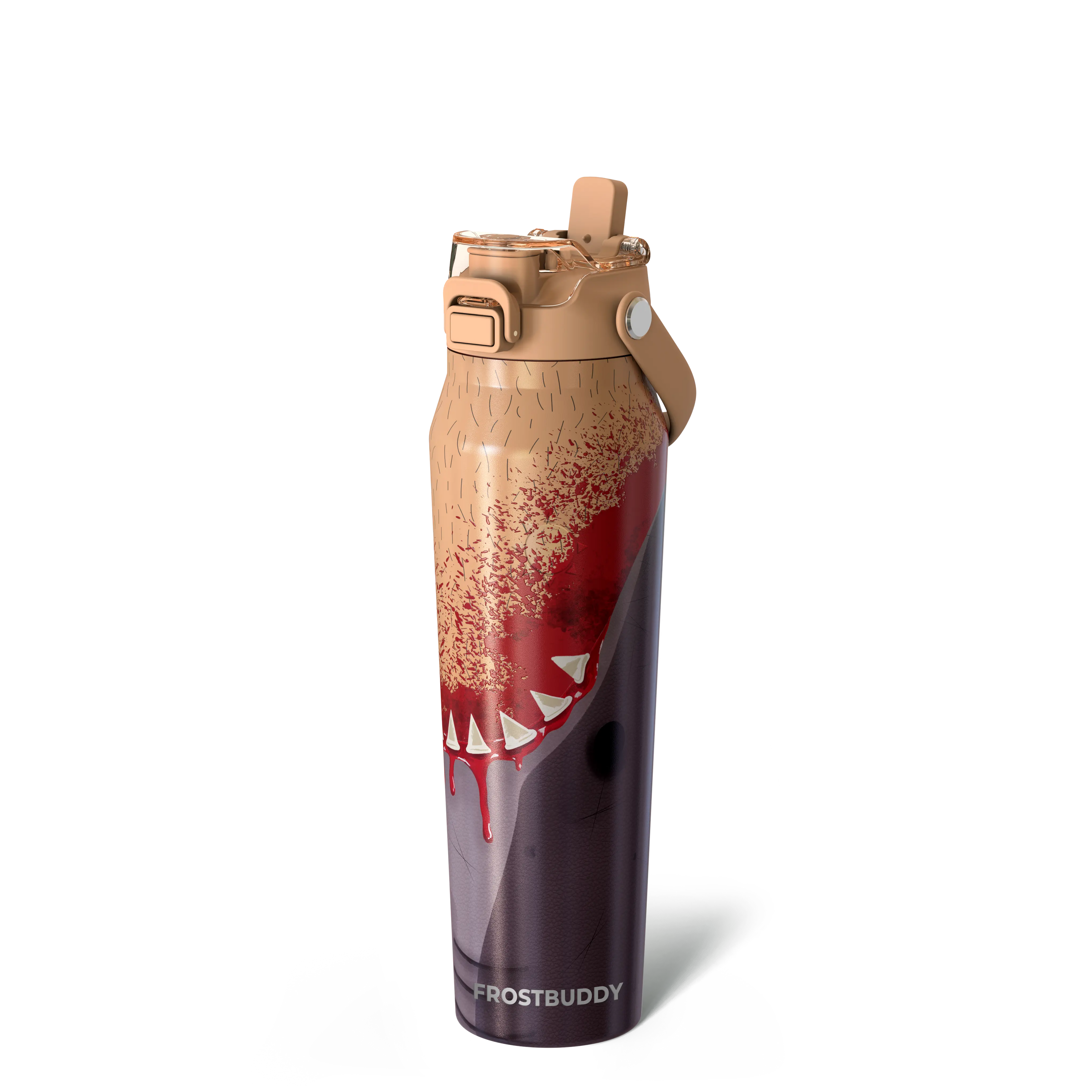 Bottle Buddy - Dual Function Lid Water Bottle - Stainless Steel - Double Wall Insulated