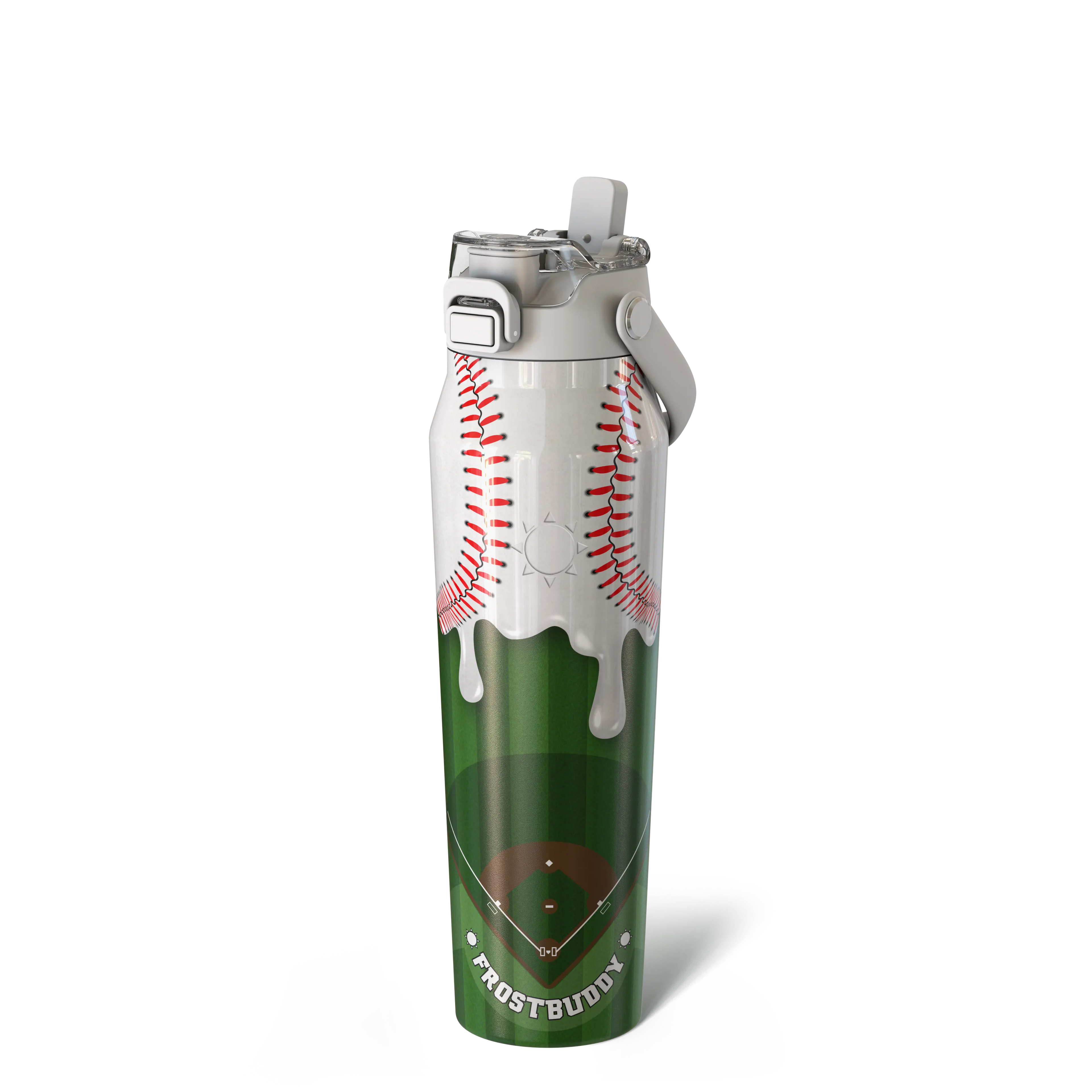 Bottle Buddy - Dual Function Lid Water Bottle - Stainless Steel - Double Wall Insulated