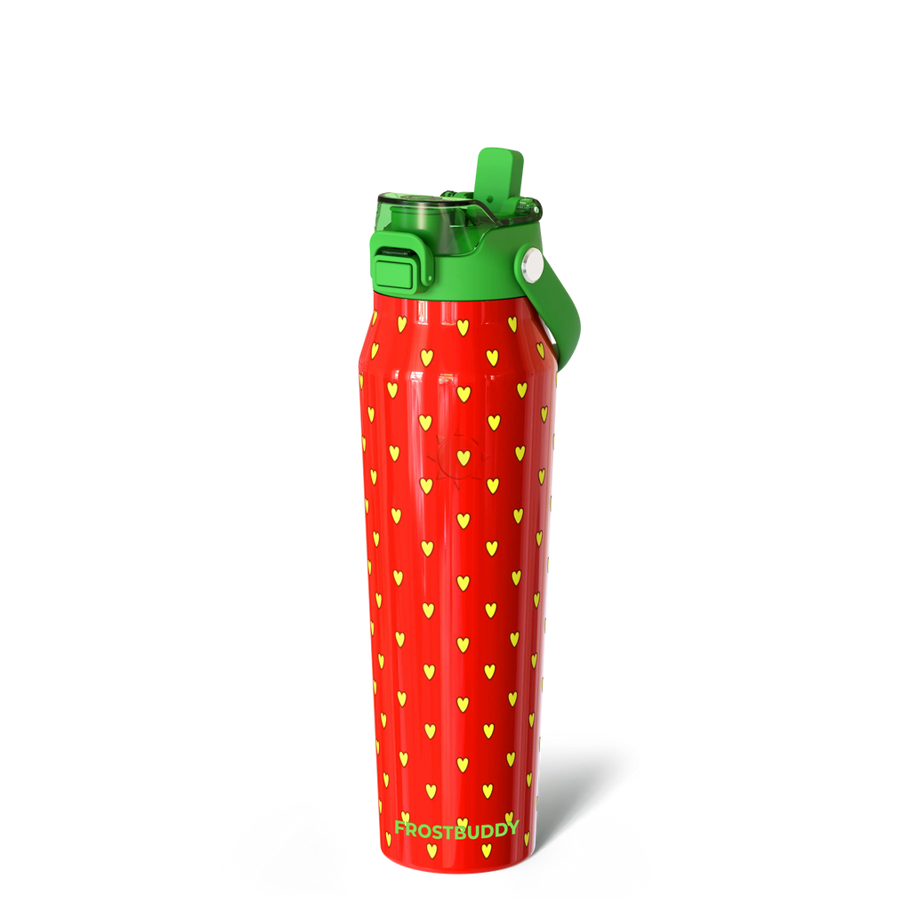 Bottle Buddy - Dual Function Lid Water Bottle - Stainless Steel - Double Wall Insulated