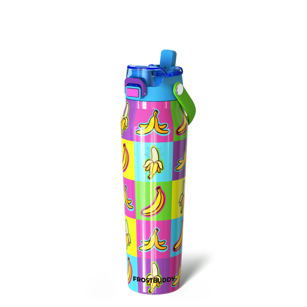 Bottle Buddy - Dual Function Lid Water Bottle - Stainless Steel - Double Wall Insulated