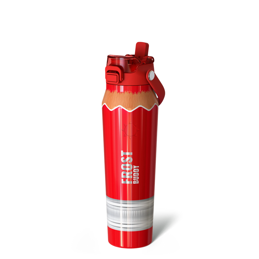 Bottle Buddy - Dual Function Lid Water Bottle - Stainless Steel - Double Wall Insulated