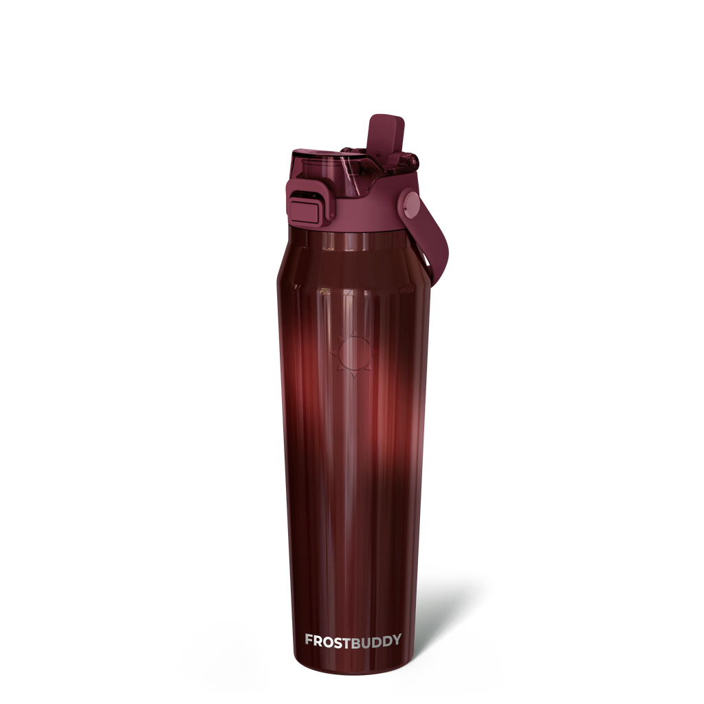 Bottle Buddy - Dual Function Lid Water Bottle - Stainless Steel - Double Wall Insulated