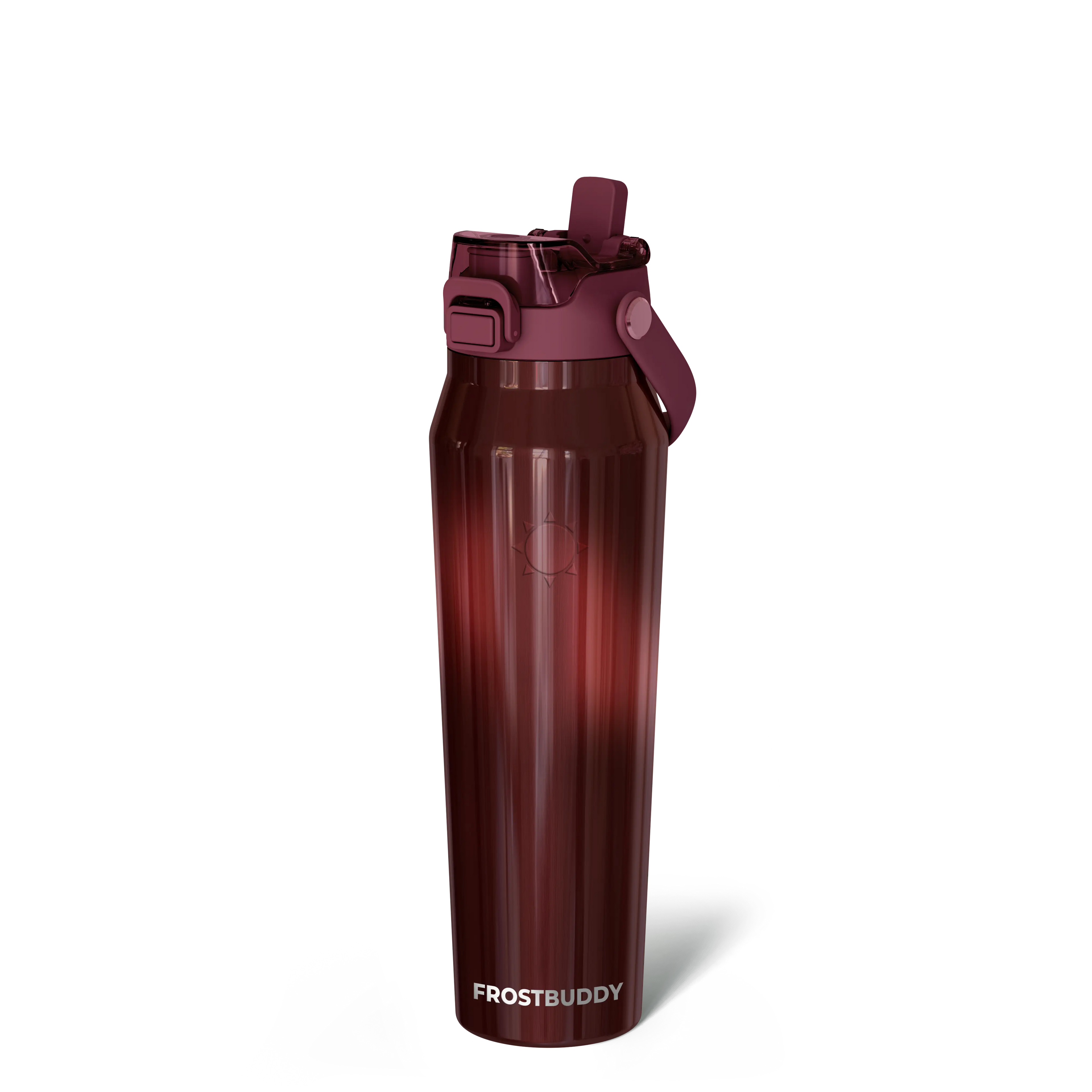 Bottle Buddy - Dual Function Lid Water Bottle - Stainless Steel - Double Wall Insulated