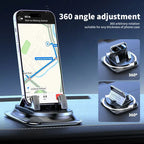 【Fathersdaygift】Car Phone Holder 360 Degree Rotation, Suitablefor Car Navigation In-Car Dashboard, Horizontaland Vertica Screen Adjustment Angle,Suctioncup Fixed Non-Slip Mobile Phone Holdersuitable for Iphone and Android