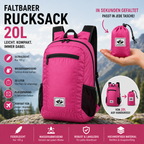 Faltbarer Premium Rucksack 20L – Ultraleicht & Wasserdicht