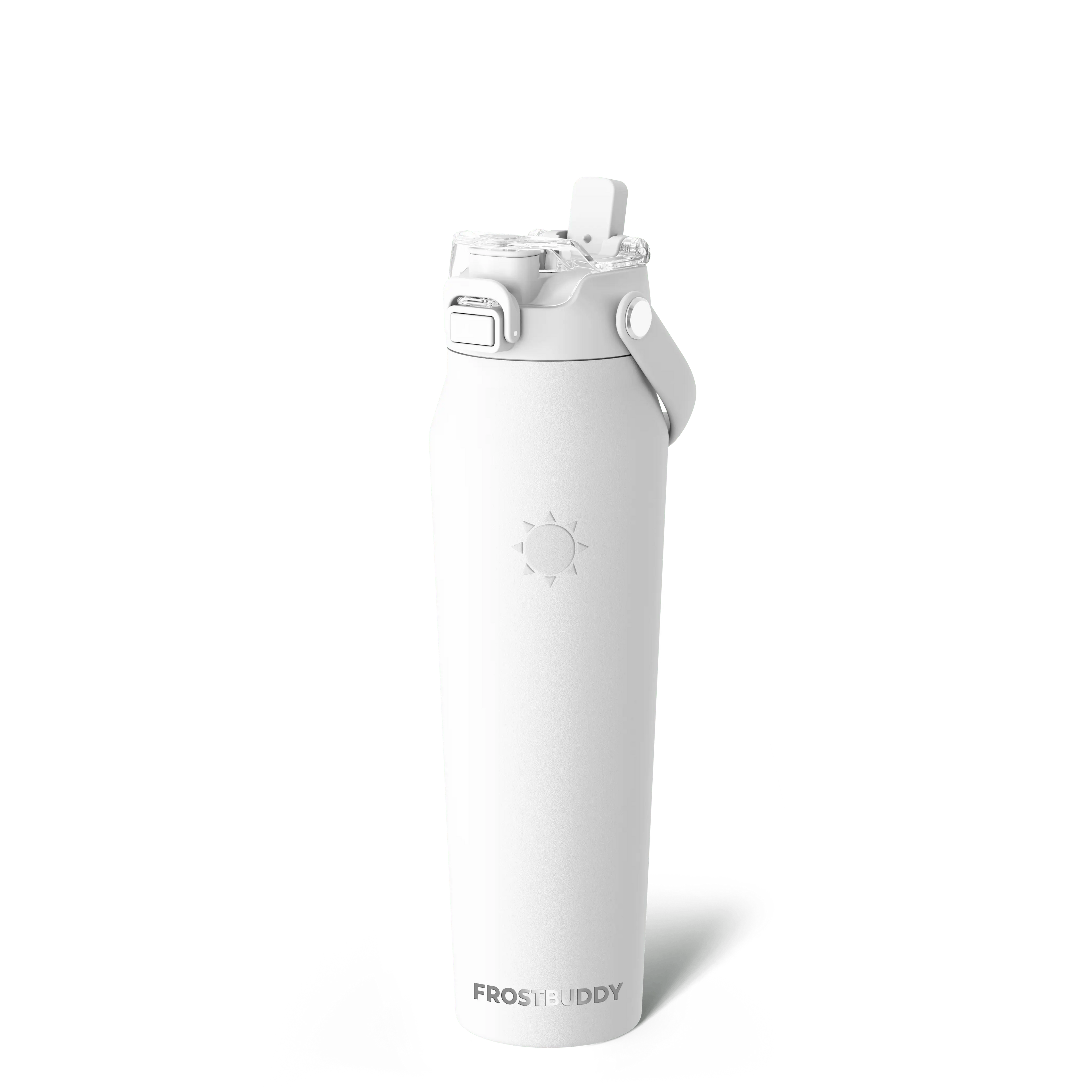 Bottle Buddy - Dual Function Lid Water Bottle - Stainless Steel - Double Wall Insulated