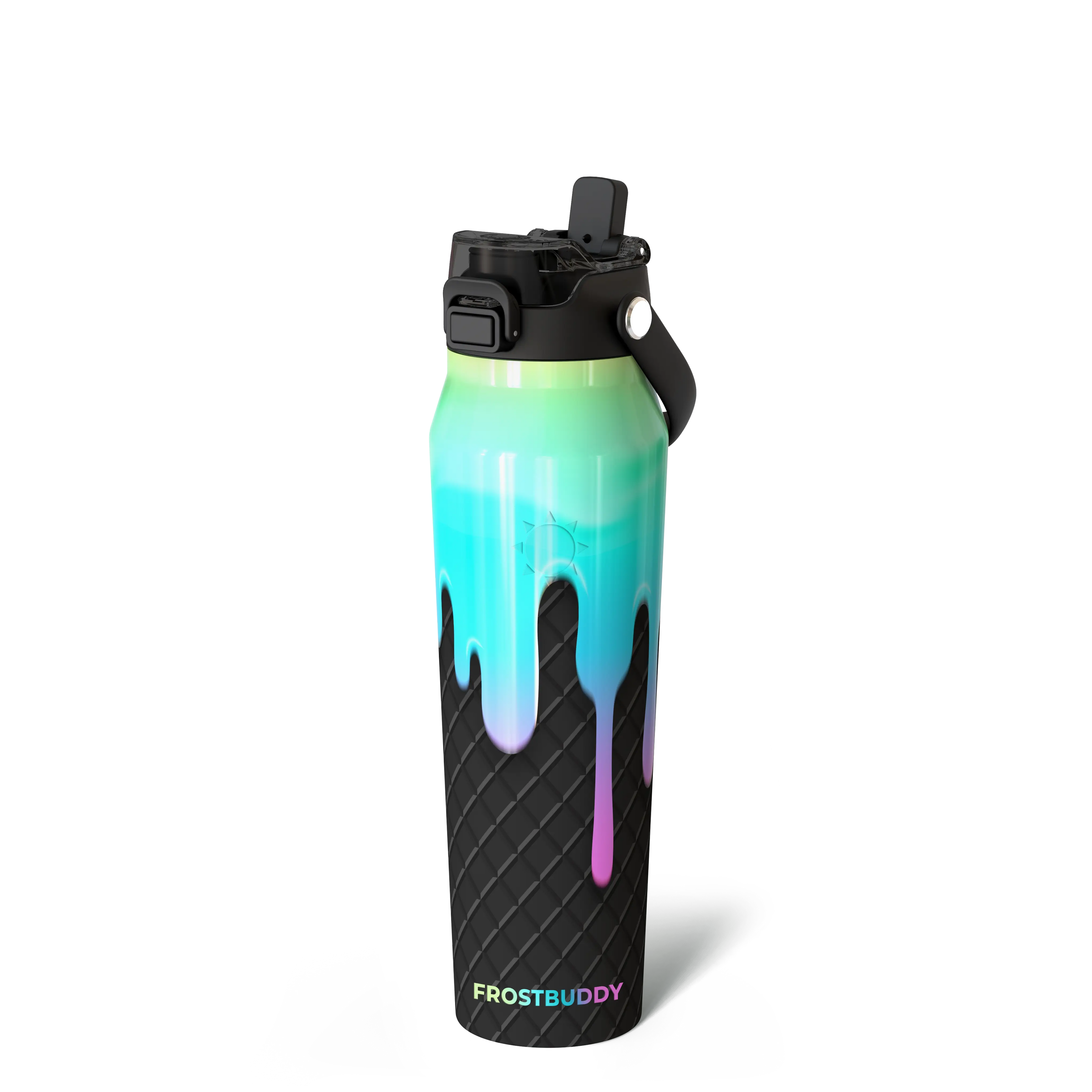 Bottle Buddy - Dual Function Lid Water Bottle - Stainless Steel - Double Wall Insulated