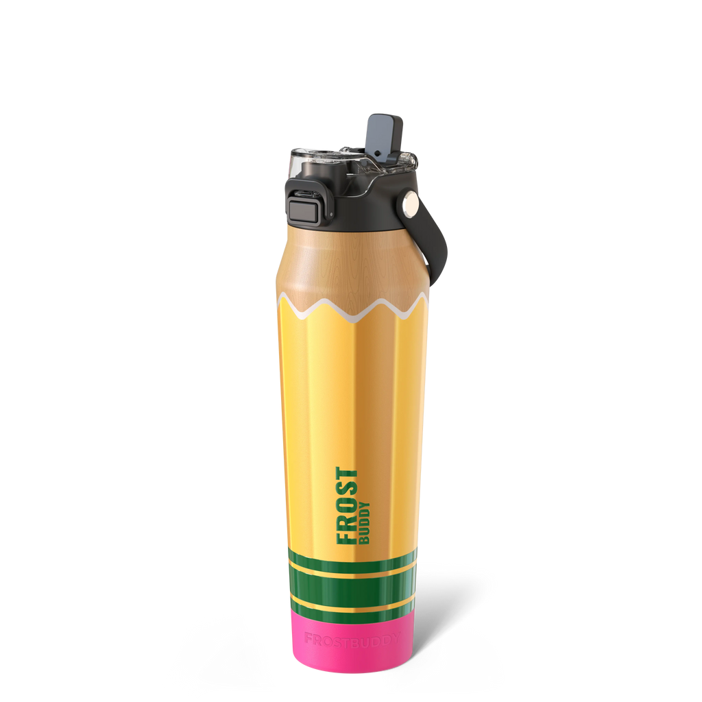 Bottle Buddy - Dual Function Lid Water Bottle - Stainless Steel - Double Wall Insulated