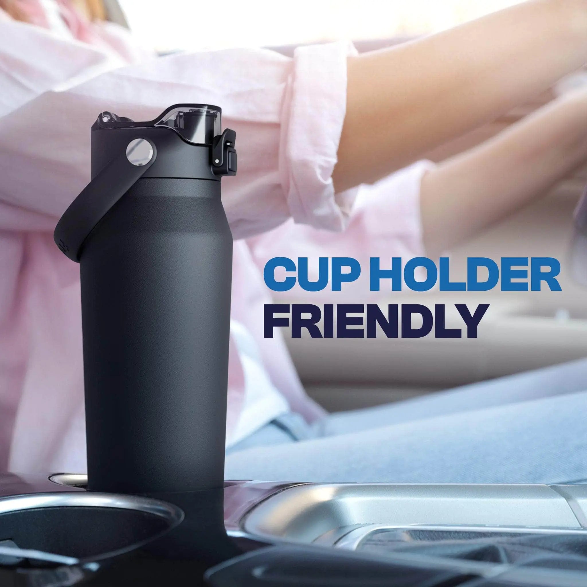 Bottle Buddy - Dual Function Lid Water Bottle - Stainless Steel - Double Wall Insulated