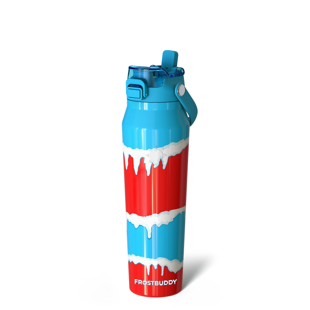 Bottle Buddy - Dual Function Lid Water Bottle - Stainless Steel - Double Wall Insulated