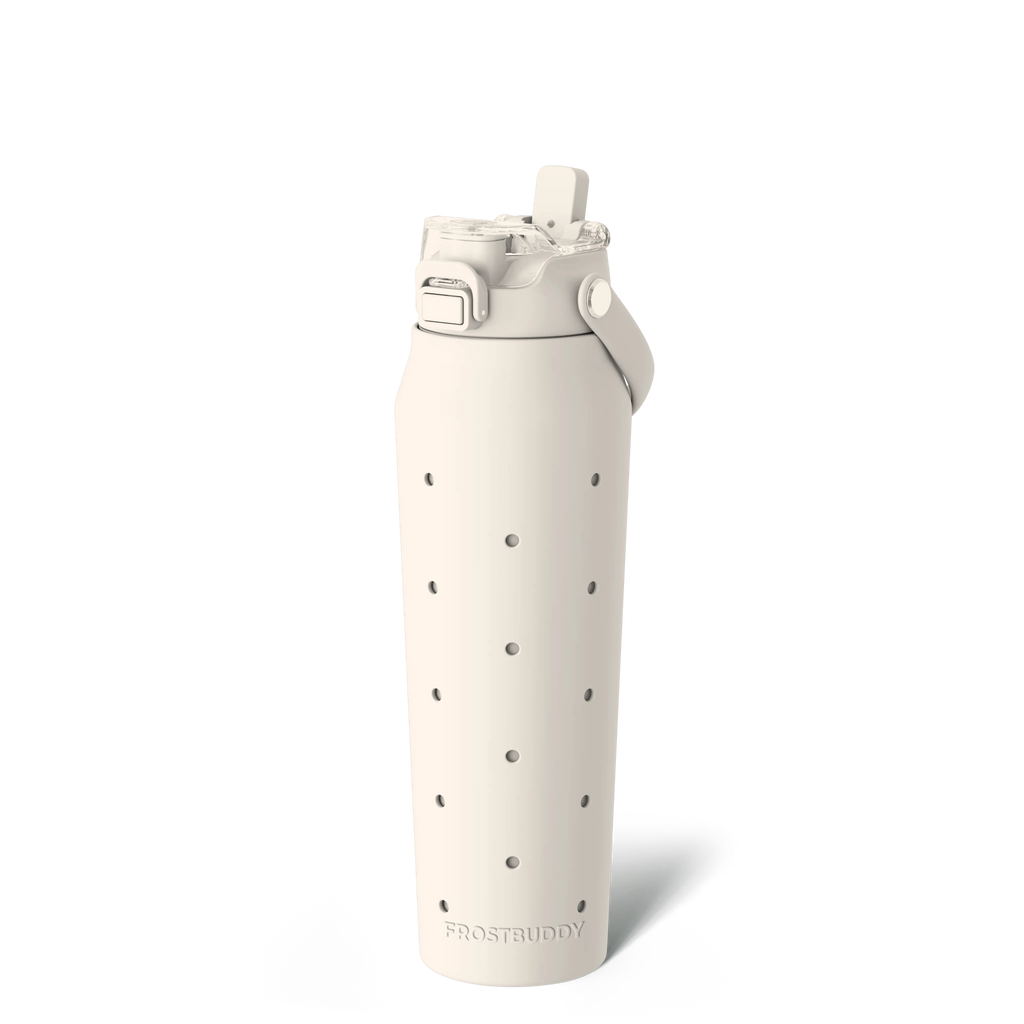 Bottle Buddy - Dual Function Lid Water Bottle - Stainless Steel - Double Wall Insulated