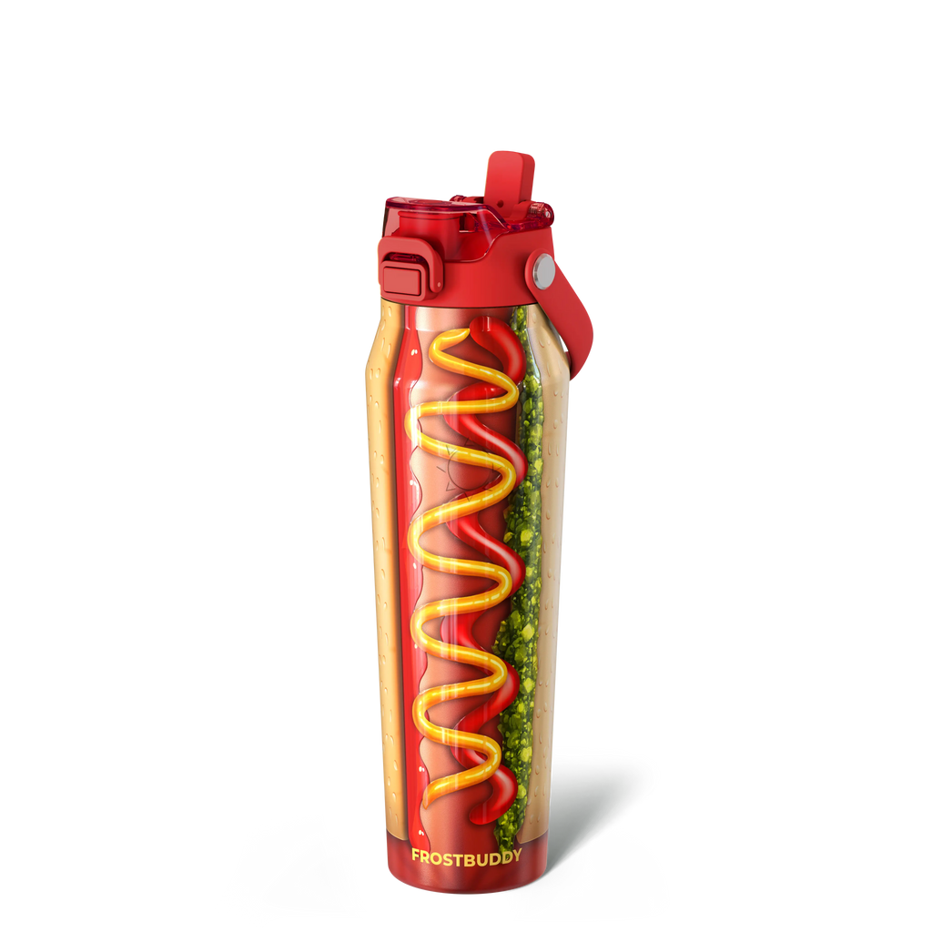 Bottle Buddy - Dual Function Lid Water Bottle - Stainless Steel - Double Wall Insulated