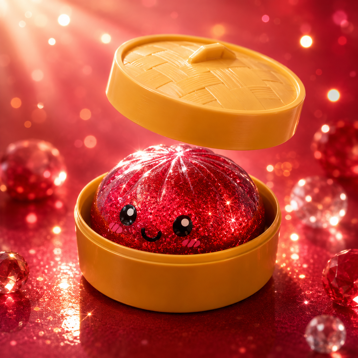 Glitzer Dumpling Überraschungsbox – 6 Farben zum Sammeln!