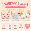 Kawaii Squishy Bundle 3 Stück