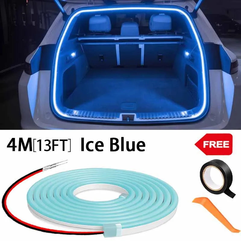 Elevate Your Car's Style with Our High Brightness LED Trunk Ambient Light - Automatic Sensing Tailgate Light Strip
