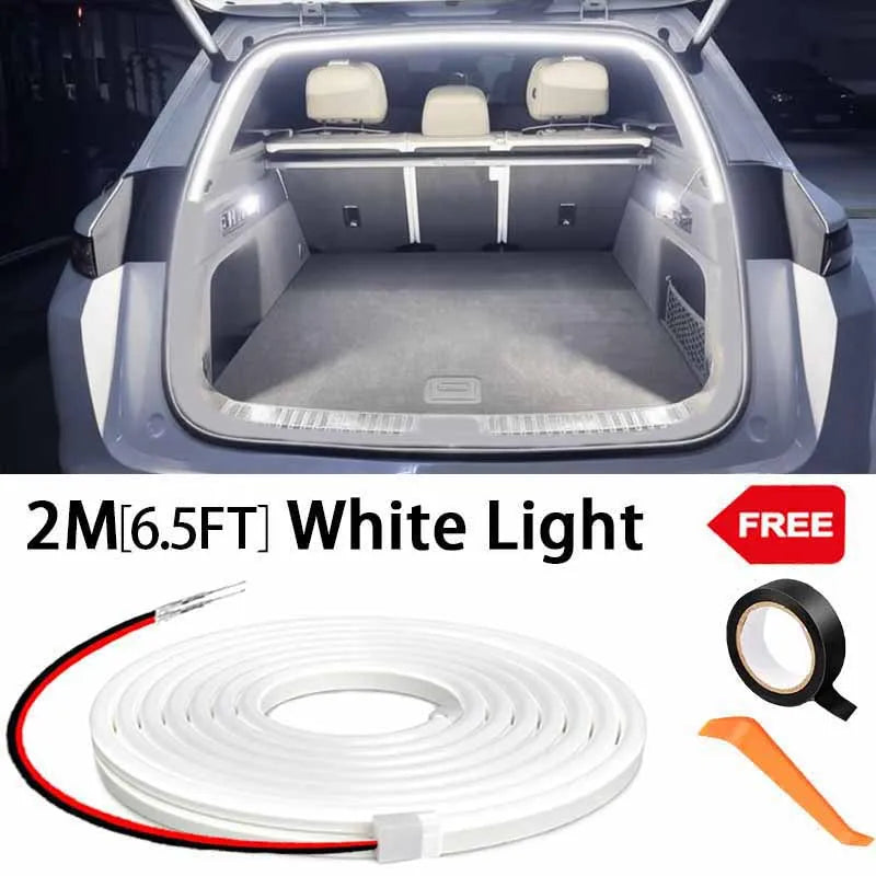 Elevate Your Car's Style with Our High Brightness LED Trunk Ambient Light - Automatic Sensing Tailgate Light Strip