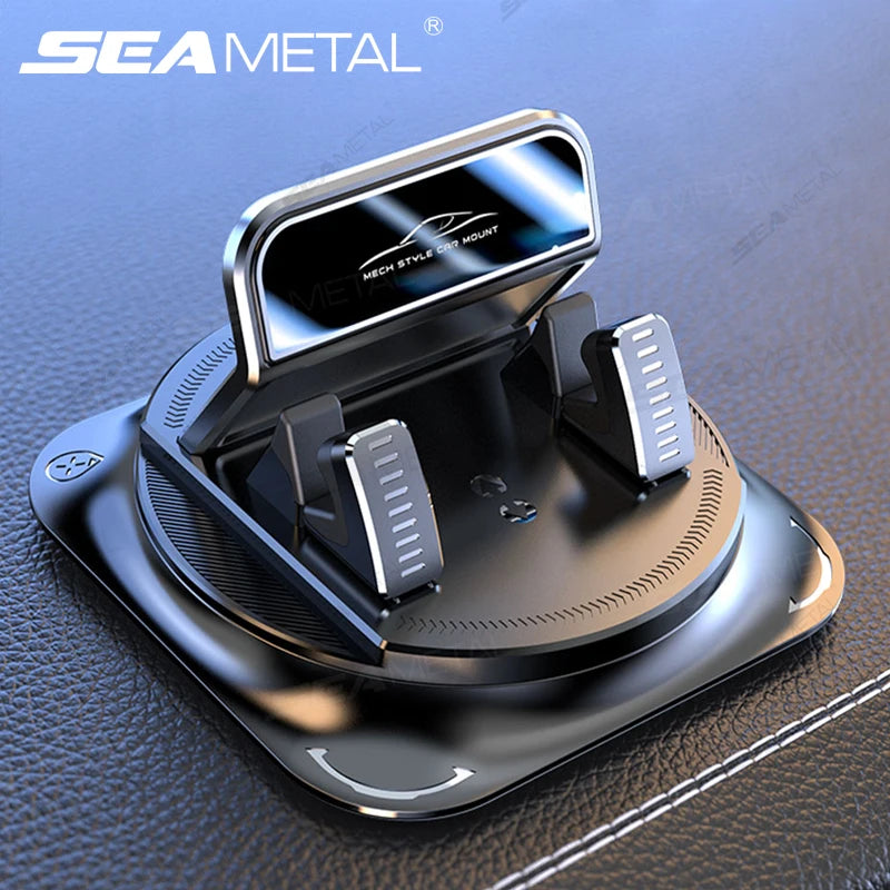 Car Phone Mount anti Slip Silicone Dashboard Phone Holder 360-Degree Free Rotation Universal Head-Up Navigation Holder