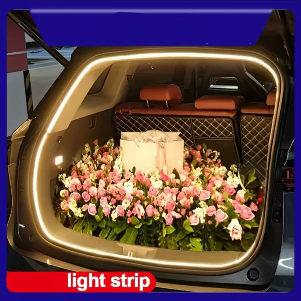 Elevate Your Car's Style with Our High Brightness LED Trunk Ambient Light - Automatic Sensing Tailgate Light Strip
