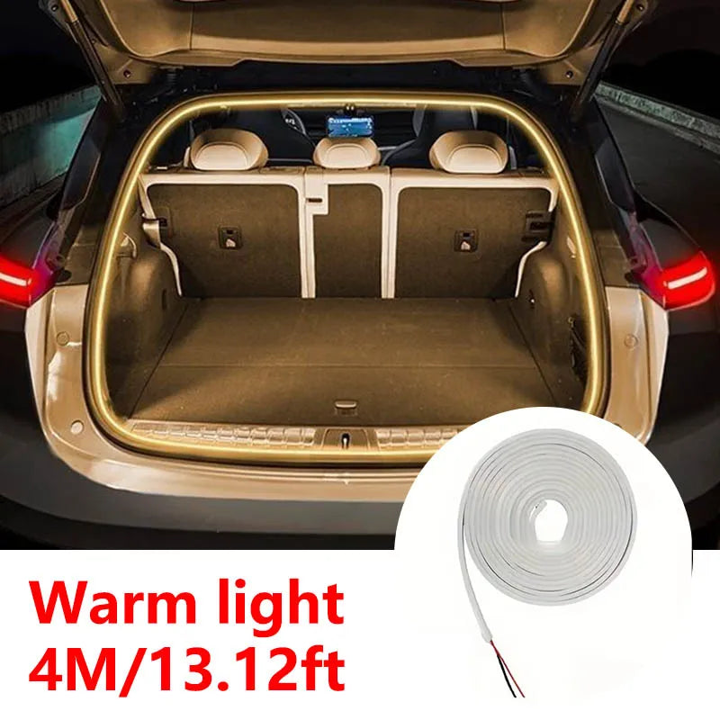 Elevate Your Car's Style with Our High Brightness LED Trunk Ambient Light - Automatic Sensing Tailgate Light Strip