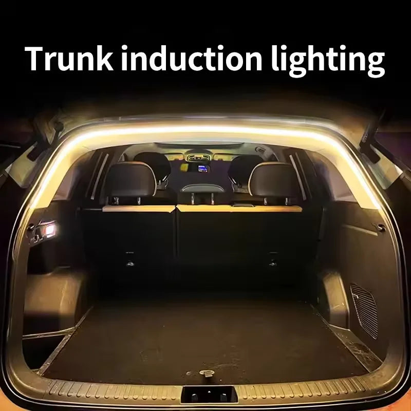 Elevate Your Car's Style with Our High Brightness LED Trunk Ambient Light - Automatic Sensing Tailgate Light Strip