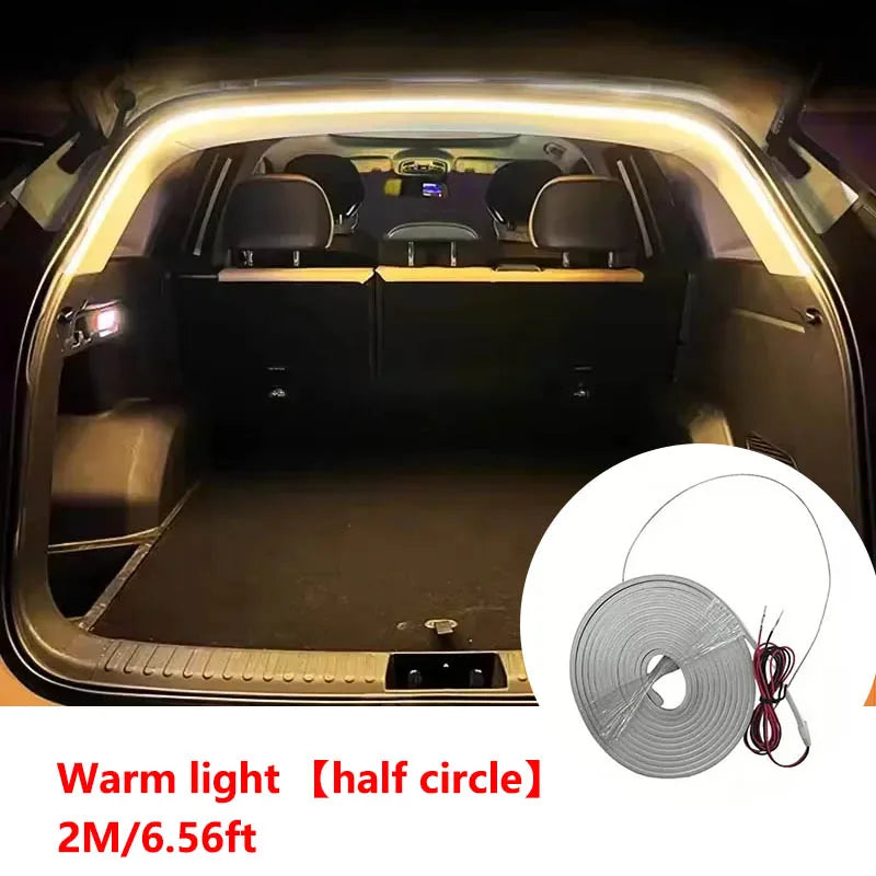 Elevate Your Car's Style with Our High Brightness LED Trunk Ambient Light - Automatic Sensing Tailgate Light Strip