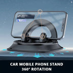 Car Phone Mount anti Slip Silicone Dashboard Phone Holder 360-Degree Free Rotation Universal Head-Up Navigation Holder