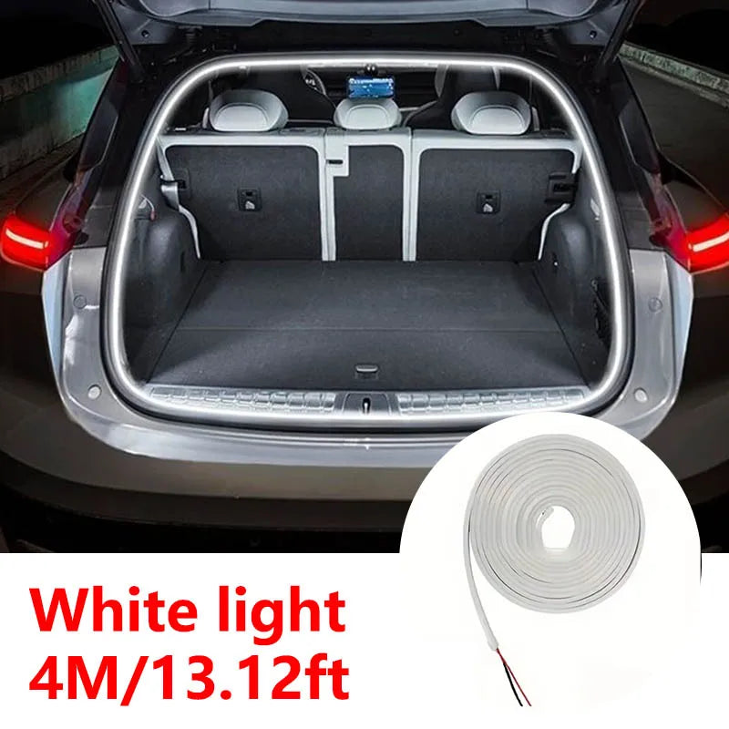 Elevate Your Car's Style with Our High Brightness LED Trunk Ambient Light - Automatic Sensing Tailgate Light Strip