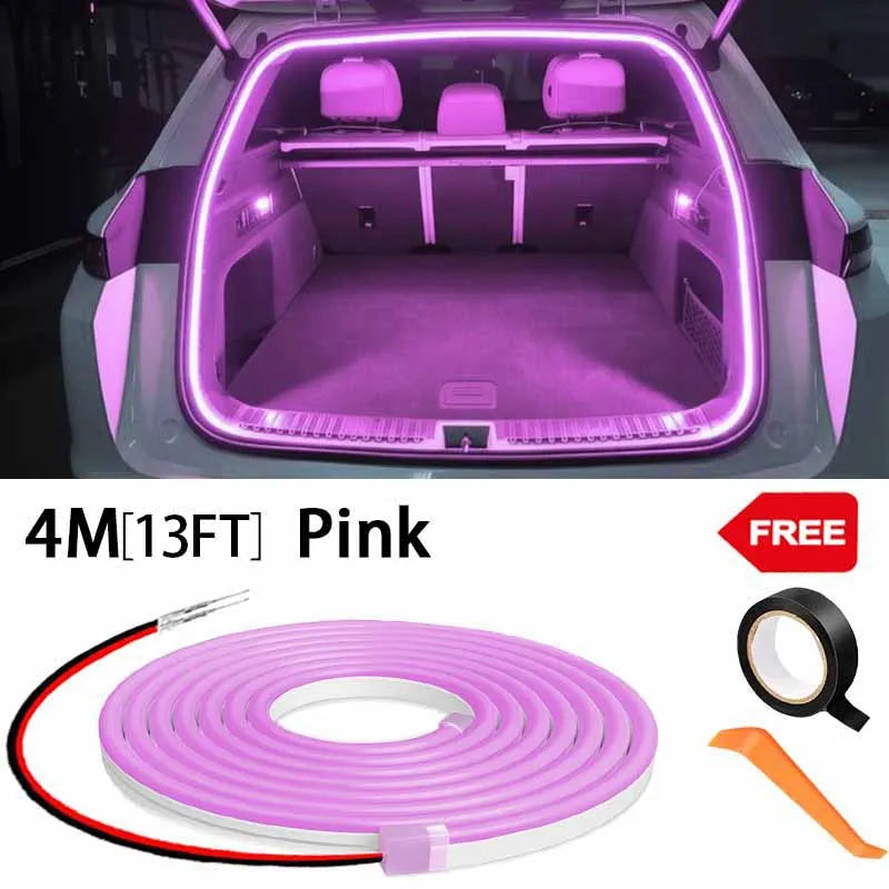 Elevate Your Car's Style with Our High Brightness LED Trunk Ambient Light - Automatic Sensing Tailgate Light Strip