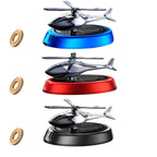 Solar Aircraft Car Decoration Ornaments Car Interior Accessories Desktop Ornament Gift for Woman, Man, Car Enthusiast