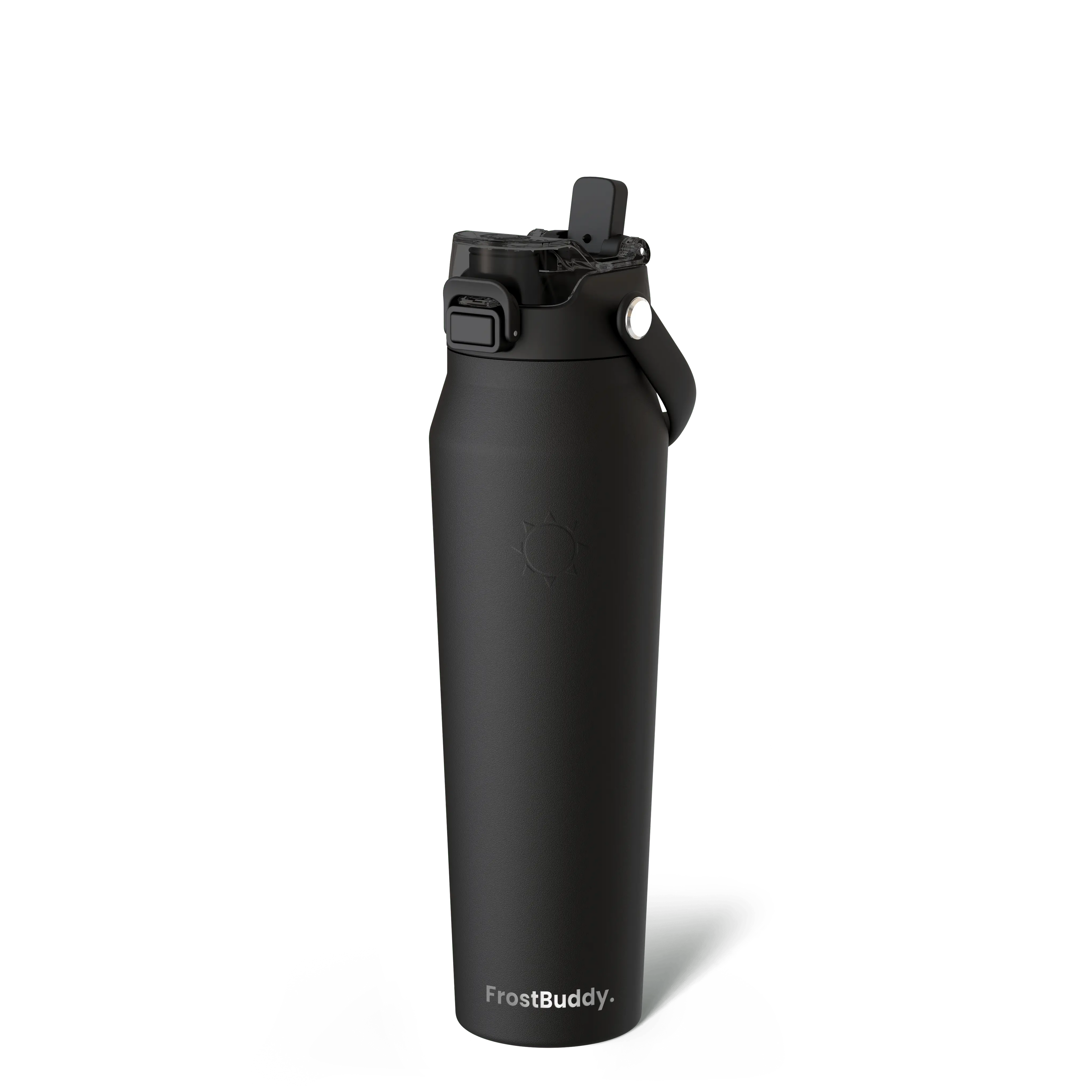 Bottle Buddy - Dual Function Lid Water Bottle - Stainless Steel - Double Wall Insulated
