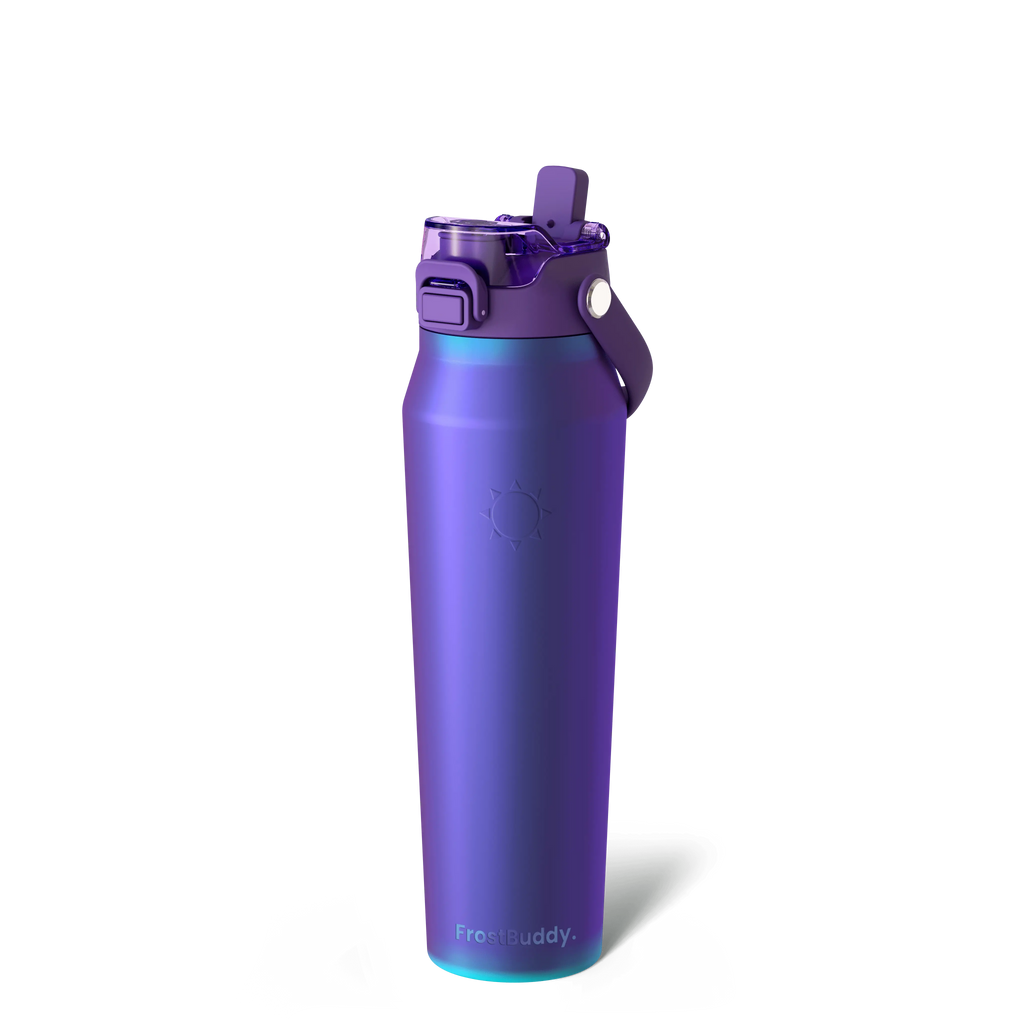 Bottle Buddy - Dual Function Lid Water Bottle - Stainless Steel - Double Wall Insulated