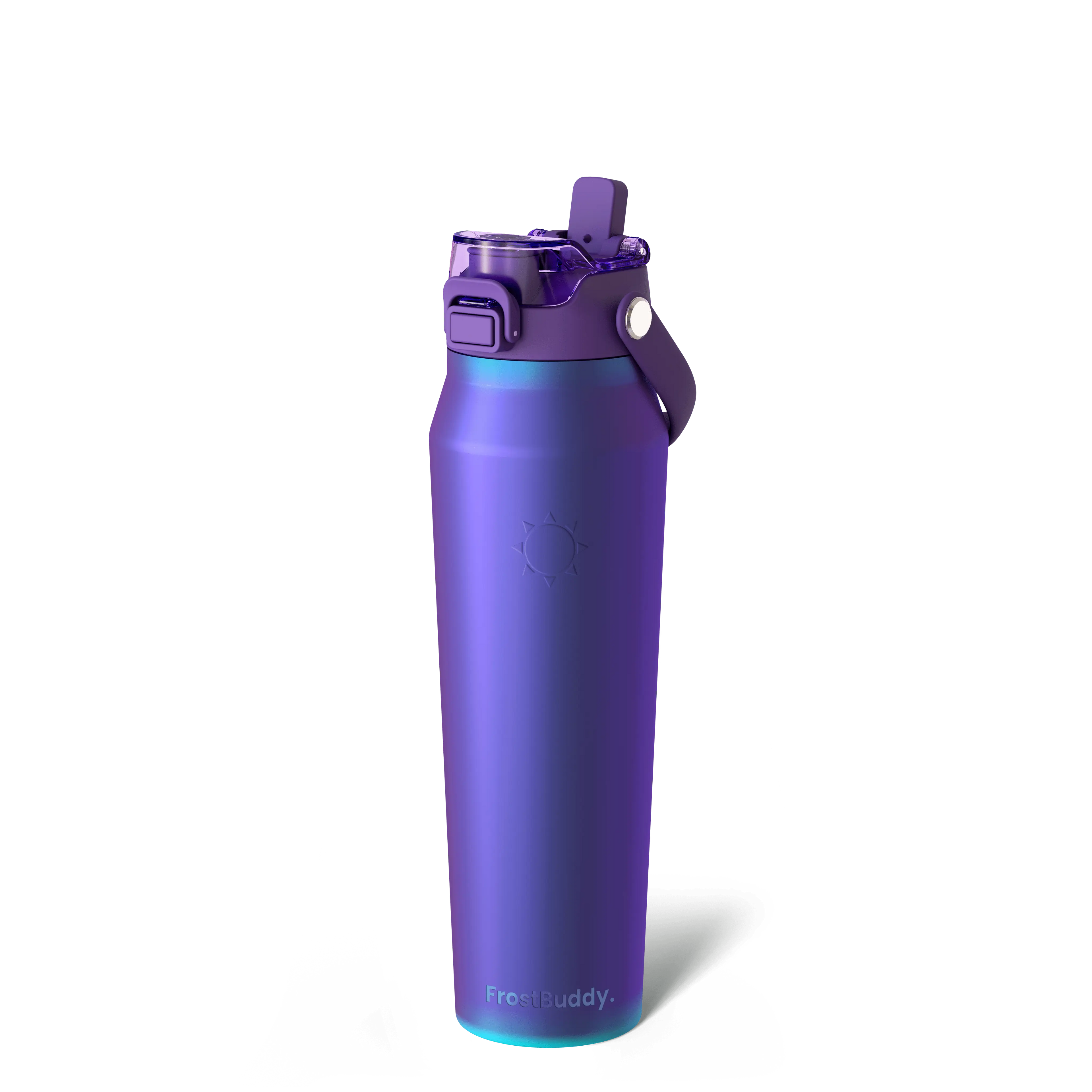 Bottle Buddy - Dual Function Lid Water Bottle - Stainless Steel - Double Wall Insulated