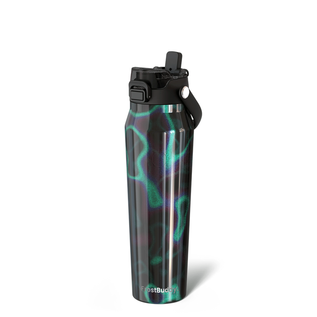 Bottle Buddy - Dual Function Lid Water Bottle - Stainless Steel - Double Wall Insulated