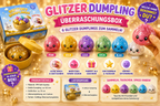 Glitzer Dumpling Überraschungsbox – 6 Farben zum Sammeln!