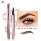 Waterproof Micro-Fork Eyebrow Pencil, Long-Lasting Brow Pen for Natural Hair-Like Strokes, Smudge-Proof Makeup Tool for Daily Use & Soft Glam