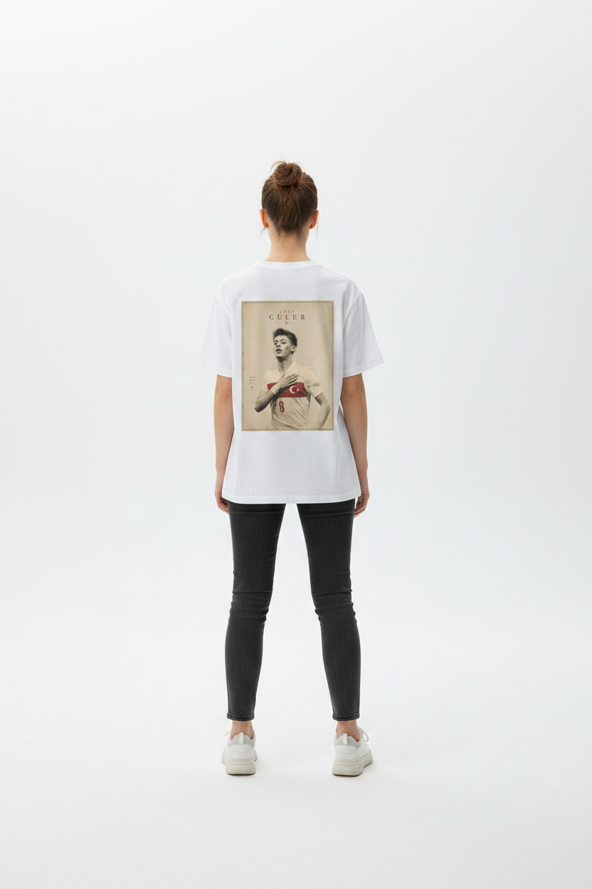 Arda Güler Red Edition Organic Shirt Women Damen Weiß