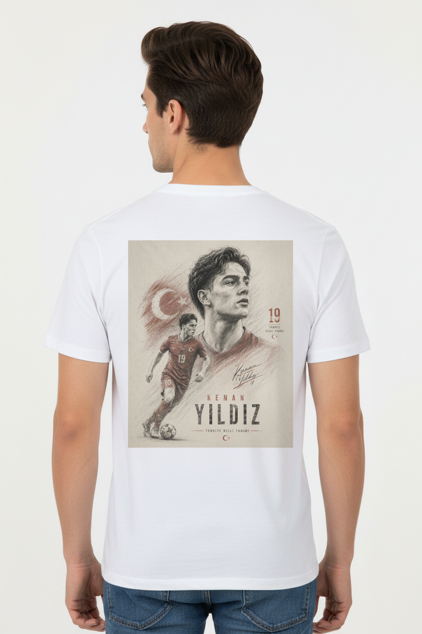 Kenan Yildiz Red Edition Organic Shirt Men Männer Weiß