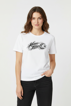 Kenan Yildiz Black-White Edition Organic Shirt Women Damen