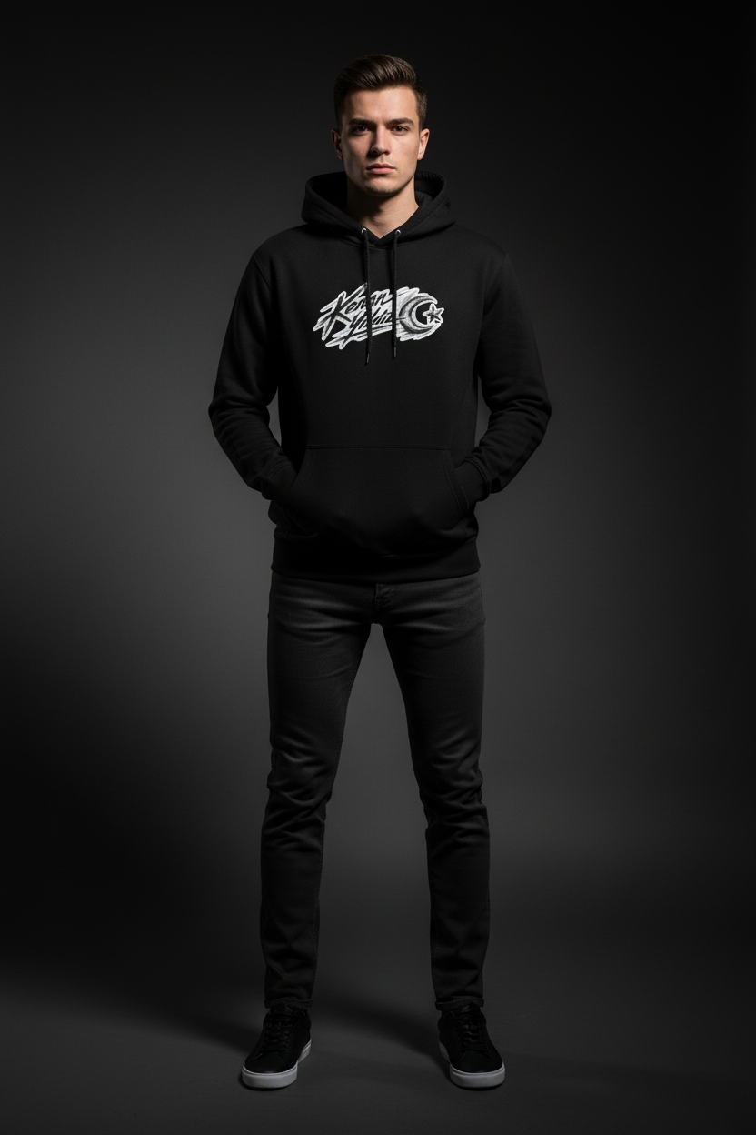 Kenan Yildiz Black-White Edition Hoodie