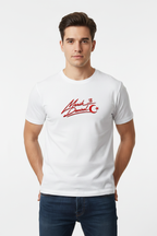 Merih Demiral Red Edition Organic Shirt Men Männer Weiß