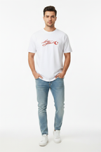 Kenan Yildiz Red Edition Organic Shirt Men Männer Weiß